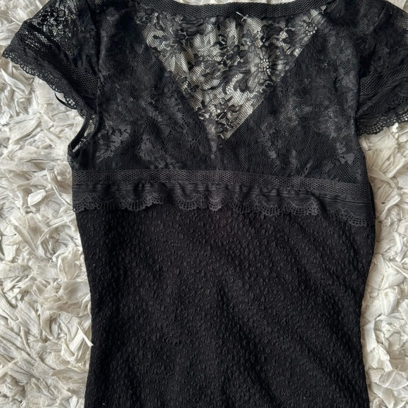 NWOT Free People Lace Envy Bodycon Mini Dress Size Medium - Picture 12 of 14